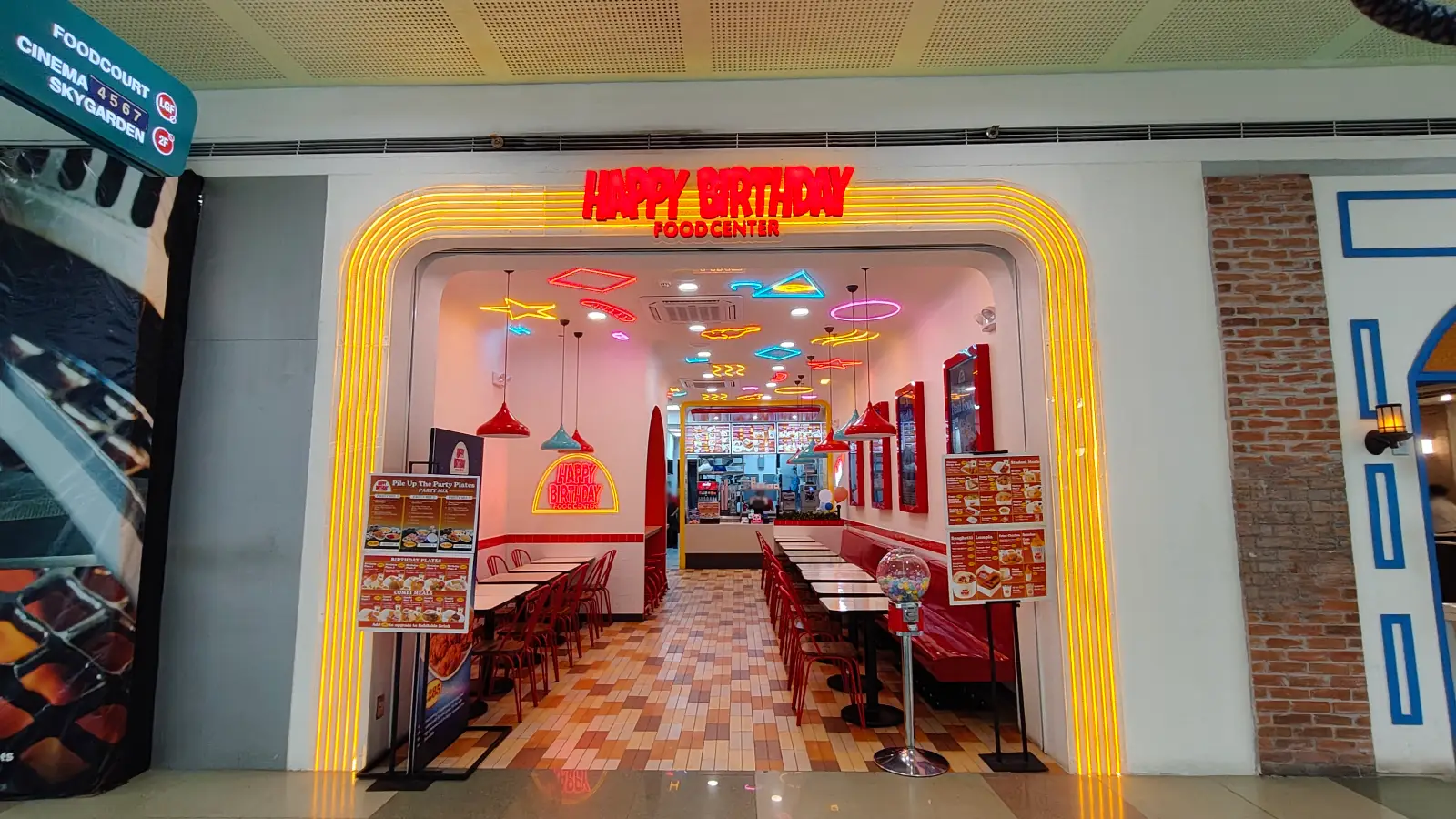 HAPPY BIRTHDAY FOOD CENTER in SM City North EDSA